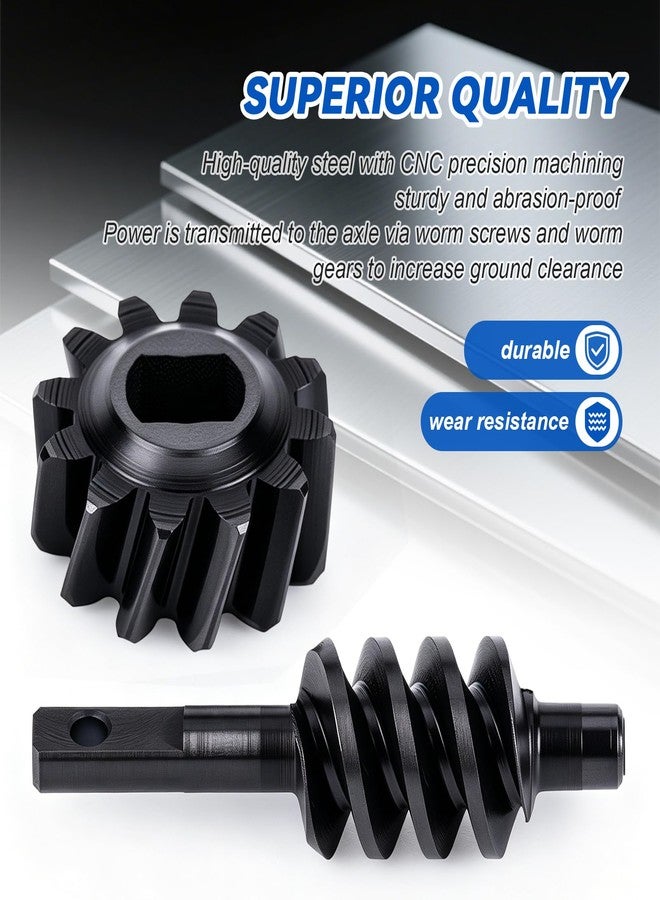 Hobbypark Axle Overdrive Worm Gear Set Differential Gears for 1/30 Axial SCX30 Crawler Upgrades Parts (1, 2/12T) - Image 3