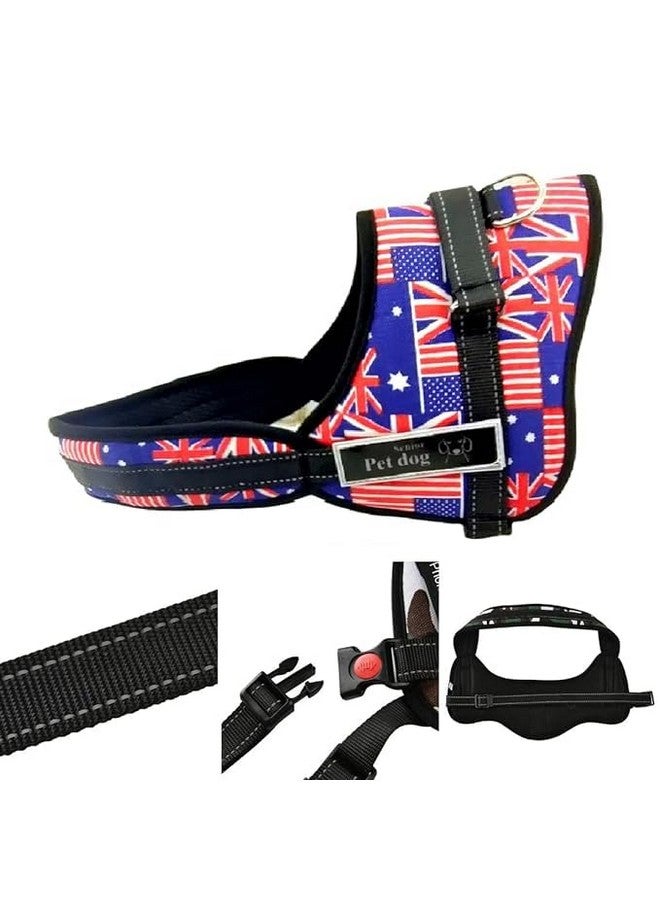 Dog Body Harness Non-Pull Soft Padded Heavy Duty Vest Harness With Adjustable Straps And Handle For Dogs - Image 3