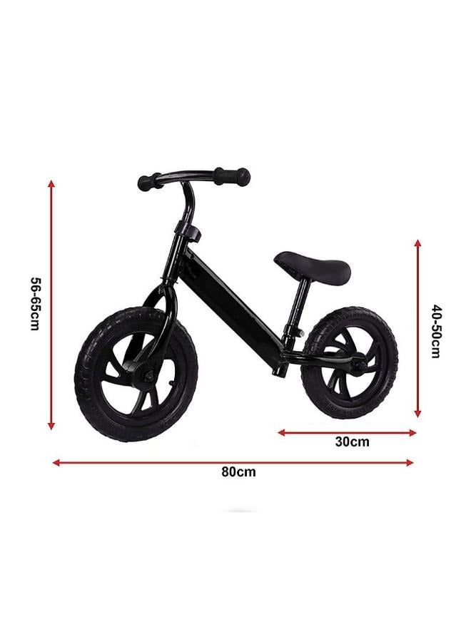 12inch Children‘s Balance-Bikes Kids Balance Bike No Pedal Bicycle Beginner Toddler Bike Steel Frame and Air-Free Tires for 2-5years Old - Image 2