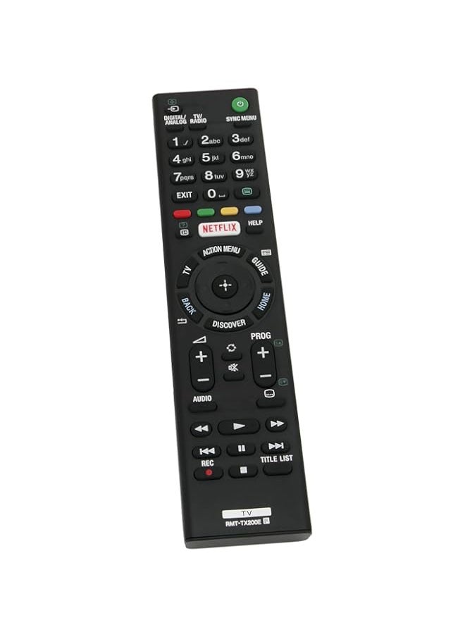 HuHa - AIDITIYMI RMT-TX200E Remote Control Replace for Sony TV KD-65X7500D KD-55X7000D KD-65XD7505 KD-65XD7504 RMT-TX100D KD-55XD700 KD-49XD700 KD-65XD750 KDL-W805C KD-55XD7005 KD-50S8000D - Image 1