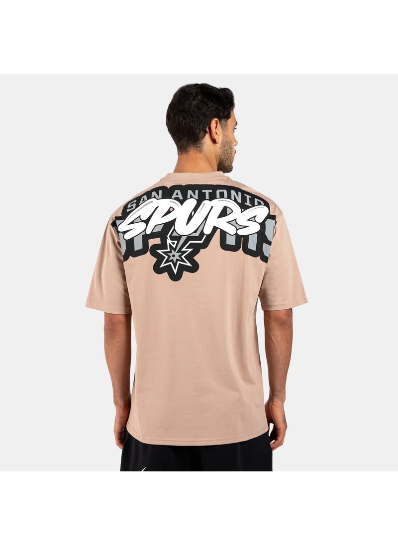 نيو ايرا Men's NBA San Antonio Spurs Wordmark T-Shirt
