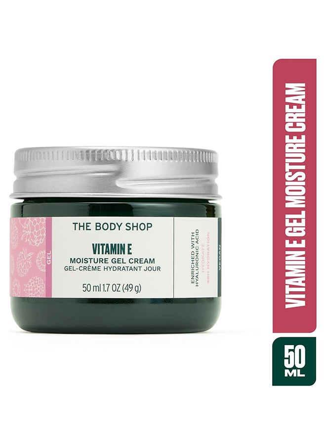 THE BODY SHOP Vitamin E Gel Cream for Combination Skin | 48hr Hydration, Lightweight & Fast Absorbing Face Moisturizer | Non-Greasy with Hyaluronic Acid & Vitamin E, 50ml - Image 1