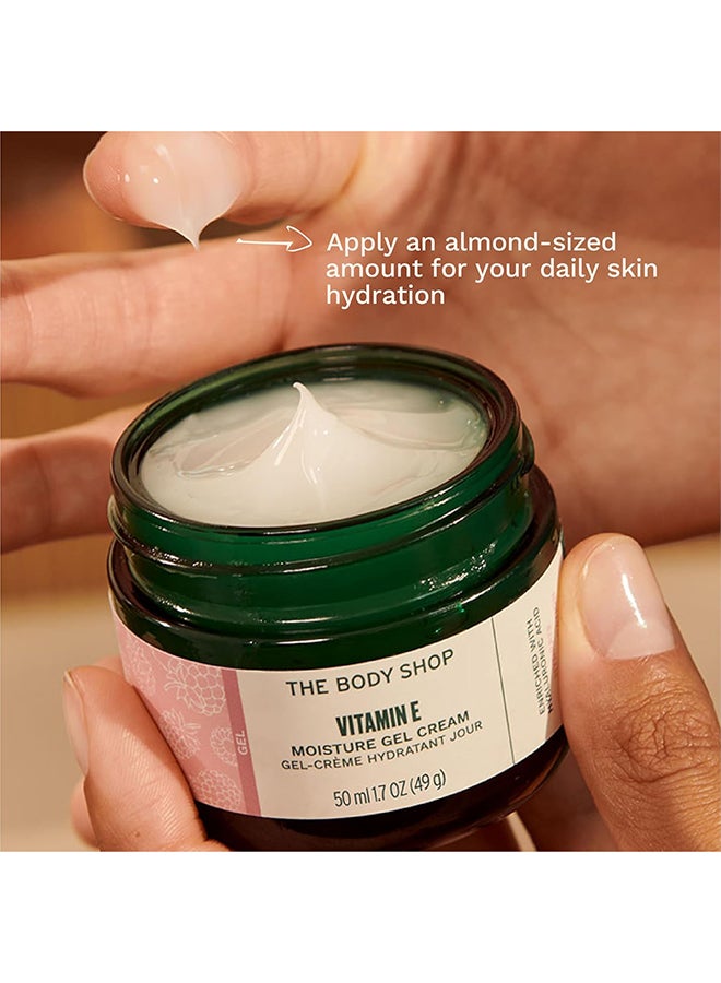 THE BODY SHOP Vitamin E Gel Cream for Combination Skin | 48hr Hydration, Lightweight & Fast Absorbing Face Moisturizer | Non-Greasy with Hyaluronic Acid & Vitamin E, 50ml - Image 4