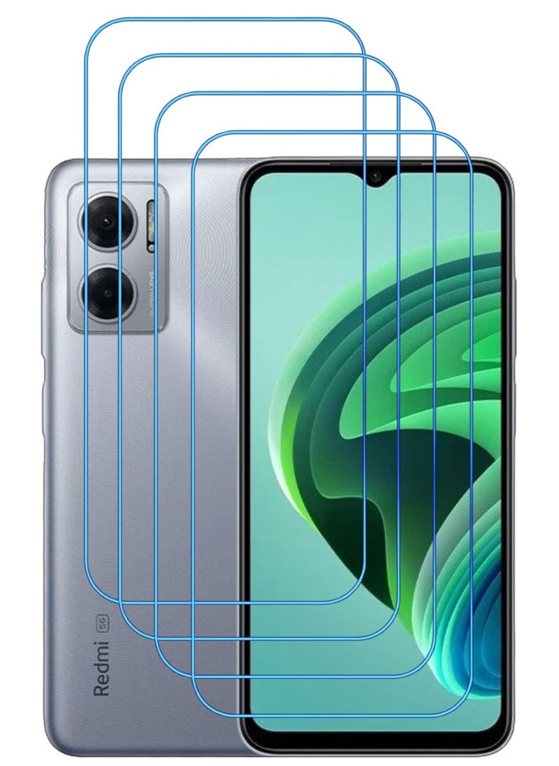 ACLIX 4 Pieces Antistatic ESD Dustproof Premium Quality High Definition Clear Tempered Glass Screen Protector Designed For Xiaomi Redmi Note 11E - Image 1