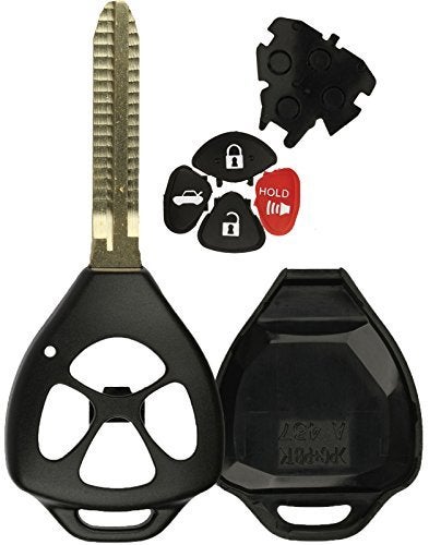 KeylessOption Key Fob Case for 2005 2006 2007 2008 2009 2010 2011 2012 2013 2014 2015 2016 2017 2018 2019 Toyota Scion Subaru Remote Shell, 4-Button HYQ12BBY GQ4-29T, No Programming Necessary - Image 2