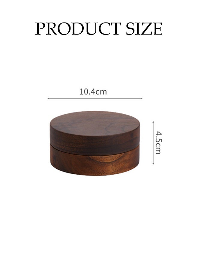 Ashtrays for Cigarettes with Lid,Wooden Ashtray,with Stainless Steel Liner and 3 Slot,Windproof Ashtray for Office,Home,Hotel and restaurant - Image 2