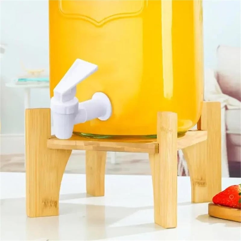 3 قطع صنبور زجاجة نبيذ زجاجي لخزان المياه والجرة - Image 4