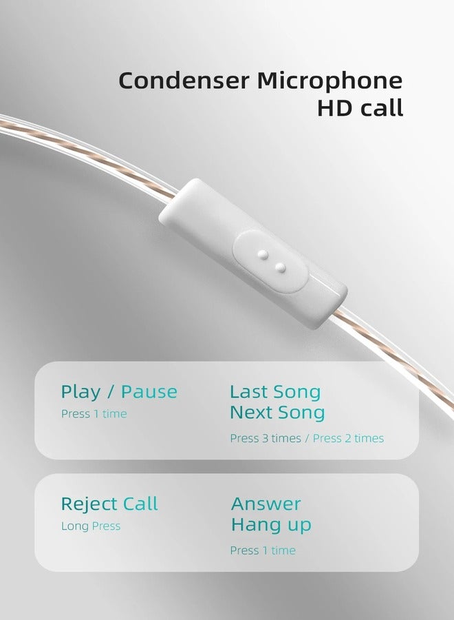 KZ EDX PRO Earphones, KZ in Ear Monitors, HiFi Gaming Earbuds with New 1DD 10mm Dynamic Driver, Bass Sound Wired Earbuds, IEM Earbuds with Detachable Cable for Gaming, Video (Clear, With mic) - Image 3