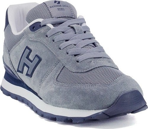 Hammer Jack 19250 Black Genuine Leather Women's Men's Daily Sports Shoes Sneaker Thick Sole Unisex - Image 3