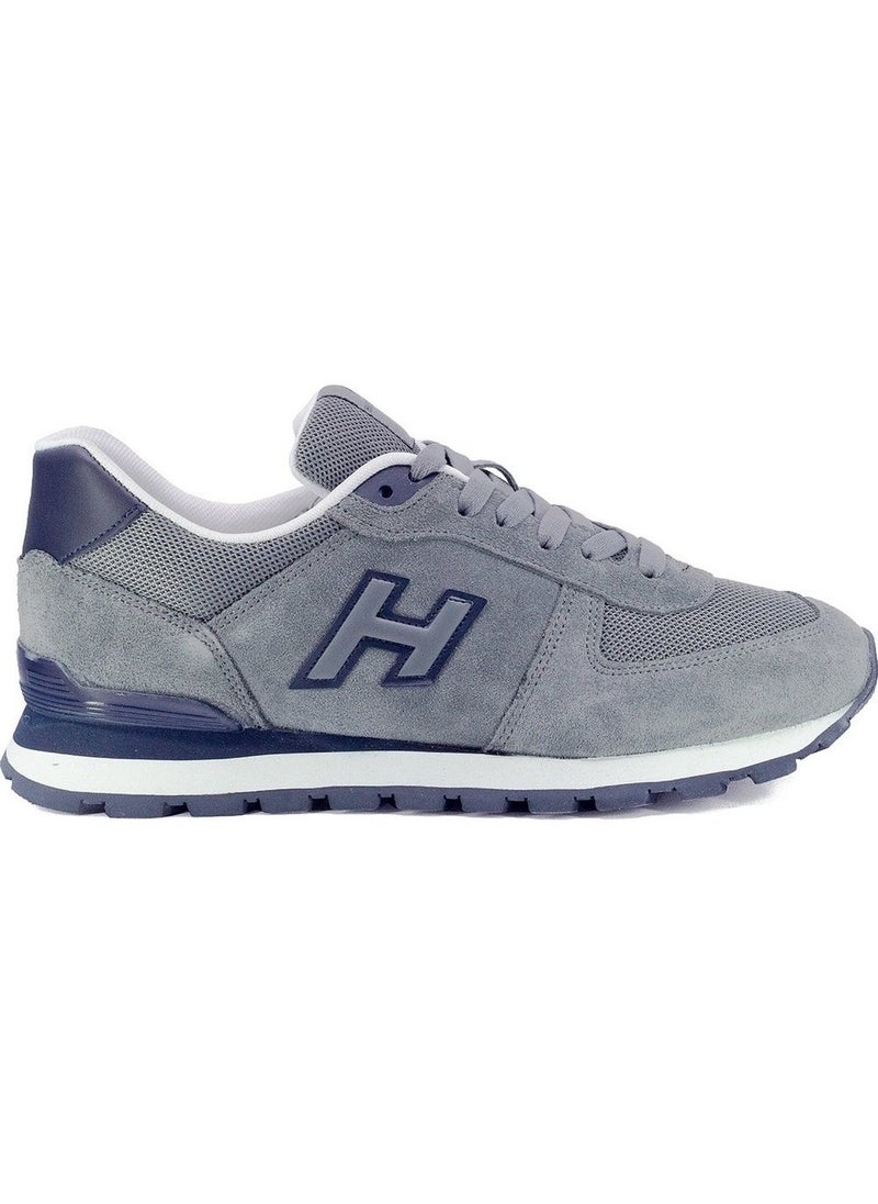 Hammer Jack 19250 Black Genuine Leather Women's Men's Daily Sports Shoes Sneaker Thick Sole Unisex - Image 1
