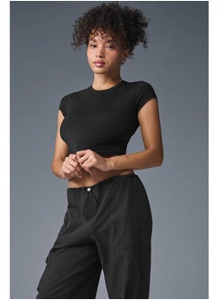 alo alo Tight quick-drying fitness top Yoga wear Running Pilates T-shirt Short sleeves  - Image 2