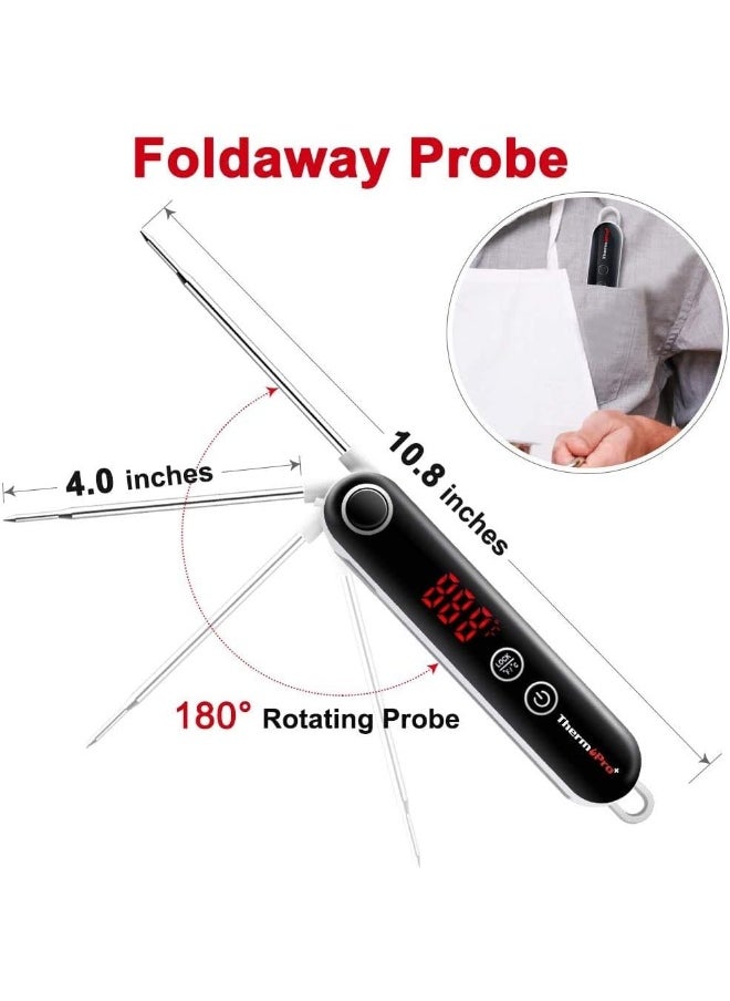 ThermoPro - ThermoPro TP18 Ultra Fast Thermocouple Digital Instant Read Meat Thermometer - Image 1