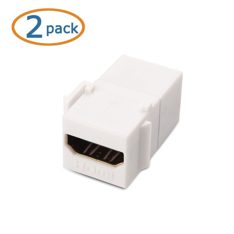 Cable Matters كابل ماترز 2-باك 4K HDMI كاستان جاك إدراج مع 4K 60Hz، HDMI كوبلر كاستان جاك - Image 2