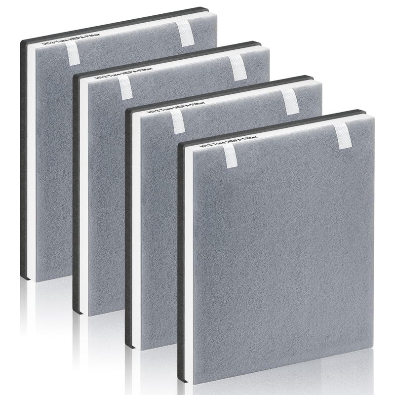 Improvedhand Vital 100 Filter Compatible with LEVOIT Air Purifier 3in1 Pre Activated Carbon Filtration System Replace Part  Vital 100RF  4 Pack