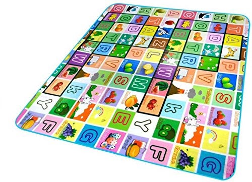 Glive's Baby Waterproof Sheets Plastic & Cotton Foam Cushioned Sleeping & Changing Mat (90 * 120 cm) - Image 5