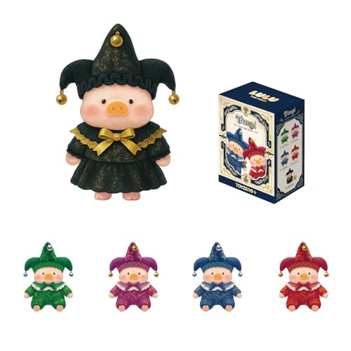 TOYZERO + Store TOYZERO Lulu The Piggy Blind Box Triangel Series Plush Keychain Blind Boxes Figures Cute Stuffed Animals Mystery Box Collectibles Home Decorations Birthday Gifts Single Box - Image 1