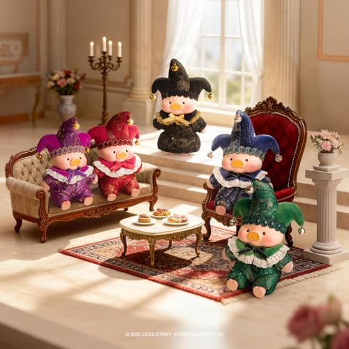 TOYZERO + Store TOYZERO Lulu The Piggy Blind Box Triangel Series Plush Keychain Blind Boxes Figures Cute Stuffed Animals Mystery Box Collectibles Home Decorations Birthday Gifts Single Box - Image 5
