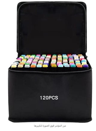 Marker Pen Set 120 Colors Double Headed Color For Students Upgraded With Large Capacity More Durable Suitable For Design Painting Coloring - pzsku/Z4108DD91E0571B212657Z/45/_/1690966397/03bf3011-5fca-4ae2-a39a-f6c433d1a8d7