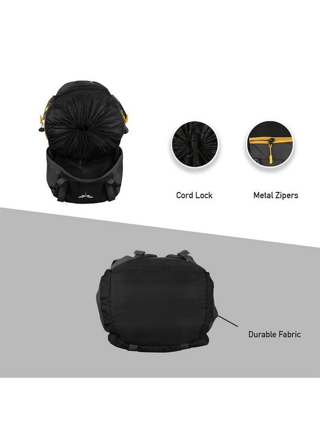 Impulse Impulse Rucksack bags 80 litres travel bag for men tourist bag for travel backpack for hiking trekking Bag for men camping Curve Black with 1 year Warranty  - Image 5