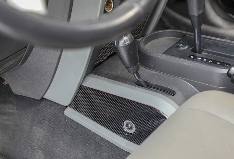 YOCTM Real Carbon Fiber Gear Shifter Console Side Cover Trim For Jeep Wrangler JK 2007 2008 2009 2010 - Image 3