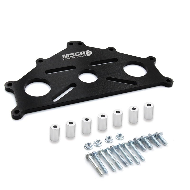 WnSEu Engine Safe Stand Adapter Plate Compatible with Chevy SmallBig Block and LS LT Engines