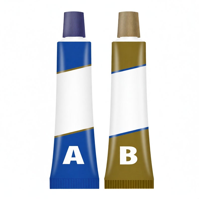 AB Glue Casting Glue Steel Metal Glass Ceramics Welding Trachoma  Stomatal Crackle Repair Adhesive Industrial Repair Glue 10+10g - Image 1
