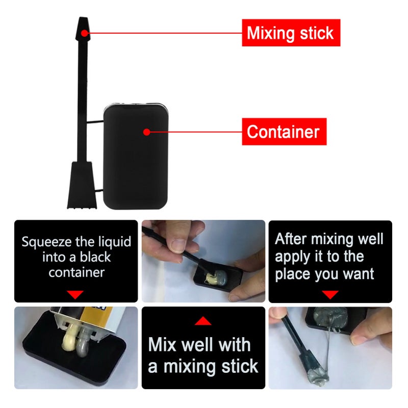 AB Glue Casting Glue Steel Metal Glass Ceramics Welding Trachoma  Stomatal Crackle Repair Adhesive Industrial Repair Glue 10+10g - Image 3