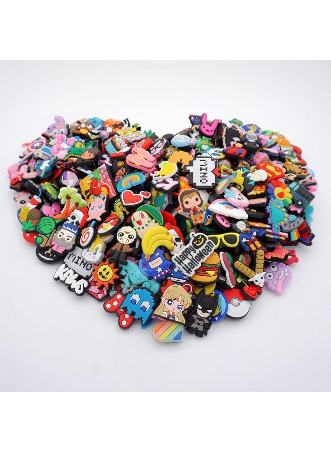 Relex 100pcs Cartoon Shoe Charms Crocs decoration,Random Anime Charms for Pvc Shoe Charms Decoration for Kids Teens Boys Girls Men Women Party Birthday Gifts - Image 2