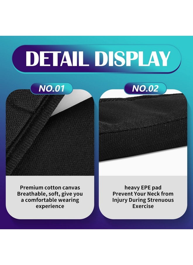 Taiyin 2 Pcs Winter Hockey Neck Guard Sports Cut Resistant Neck Guard Collar Neck Protector For Youth Adult Paintball Ice Hockey Protective Gear, Black  - Image 5