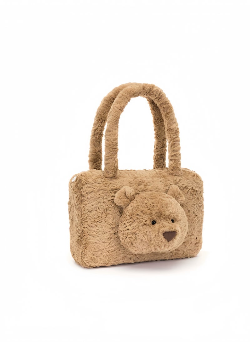 Jellycat Barcelona Bear Tote Bag Handbag Bear Bag Plush Toy Doll Birthday Gift - Image 1