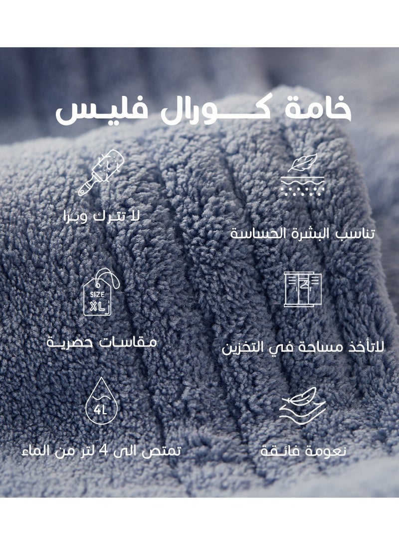 Reefi Modern robe with hat - blue - Image 4