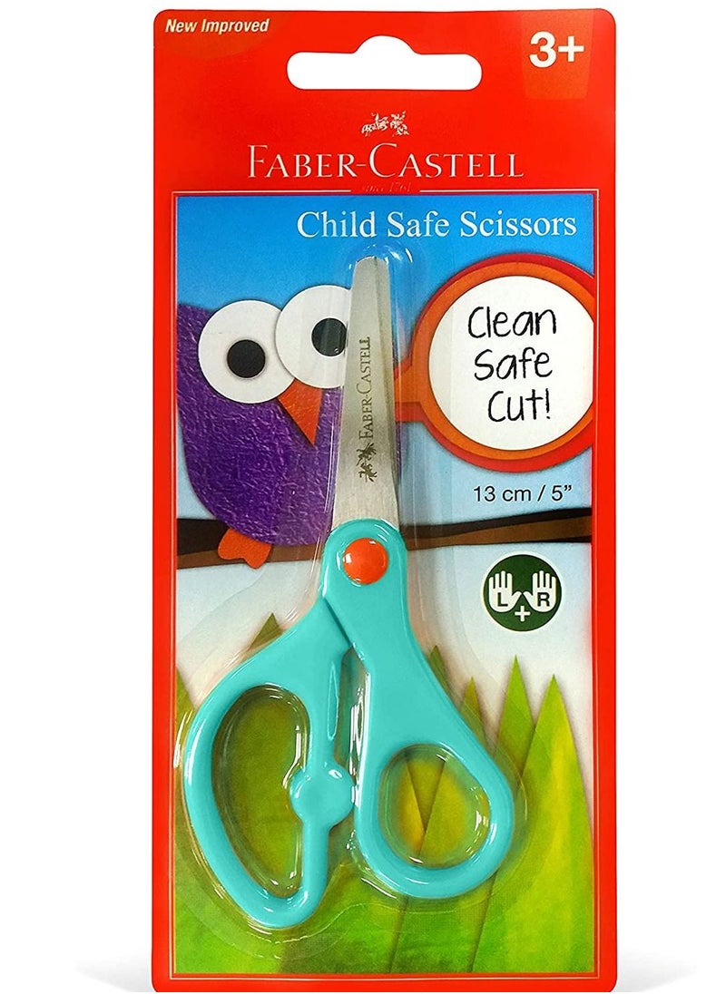 FABER-CASTELL - 1-Piece Child Safe Scissors Assorted Colors - Image 1