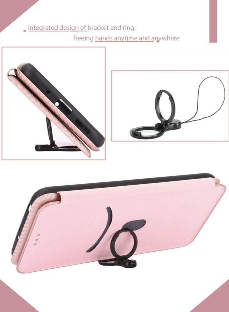 Nothing Phone 1 Case Cover with Card Wallet Slots Bracket Holder PU Leather Flip Case Back Cover for Nothing Phone 1  - Image 4