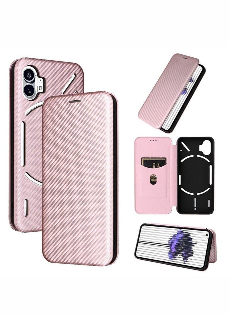 Nothing Phone 1 Case Cover with Card Wallet Slots Bracket Holder PU Leather Flip Case Back Cover for Nothing Phone 1  - Image 5