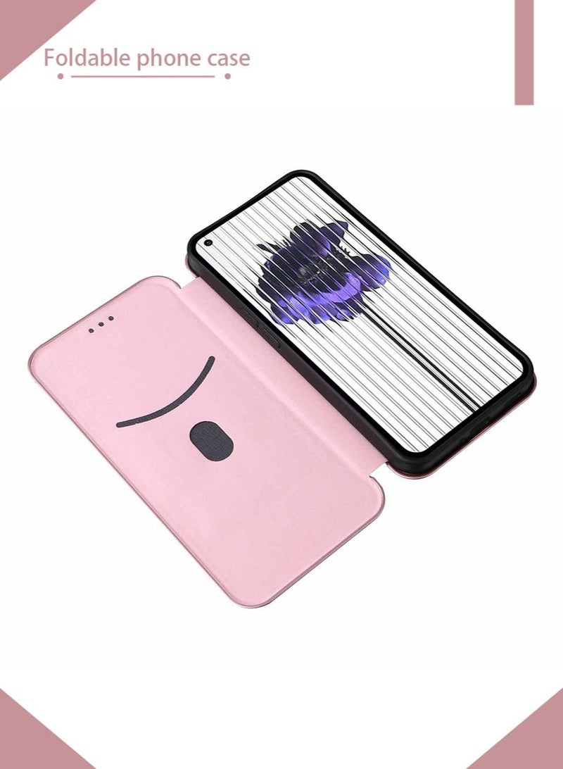 Nothing Phone 1 Case Cover with Card Wallet Slots Bracket Holder PU Leather Flip Case Back Cover for Nothing Phone 1  - Image 2