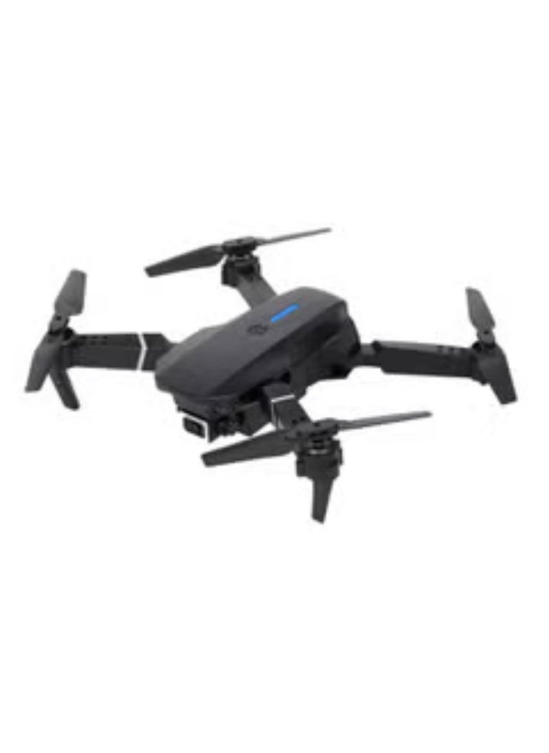 ماركة غير محددة - LS-E525 RC طائرة بدون طيار مع كاميرا 4K بدون طيار كاميرا مزدوجة واي فاي FPV بدون طيار وضع بدون رأس، تثبيت الارتفاع، صورة فيديو، مسار الطيران، 3D Filp RC Quadcopter أسود 21.5 * 7 * 18 سم 3 بطاريات - Image 1