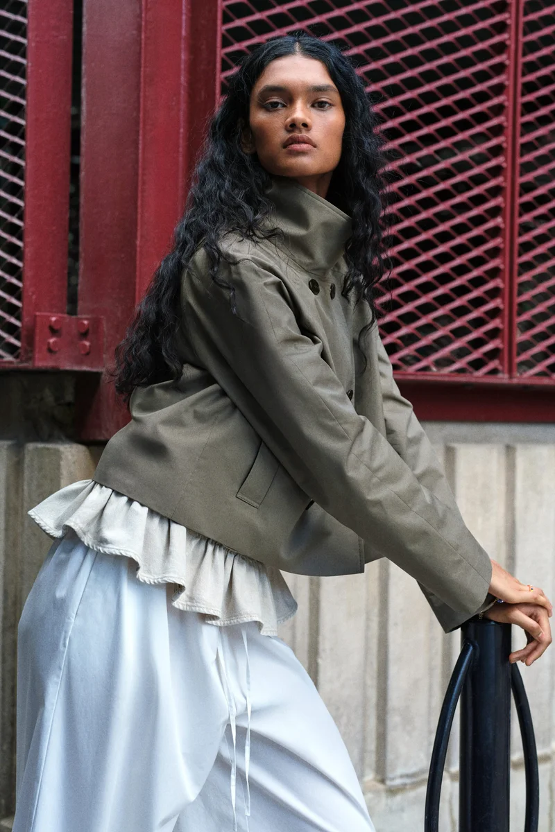 H&M  Short trench coat for Women | Best Price UAE