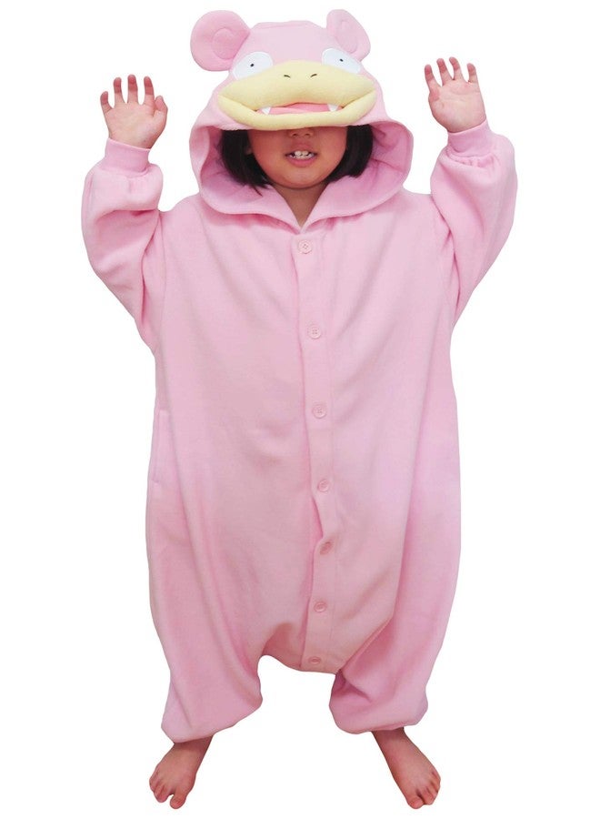 SAZAC Kigurumi - Pokemon - Slowpoke - Onesie Jumpsuit Halloween Costume -Kids Size (5-9 Year Old) - Image 2