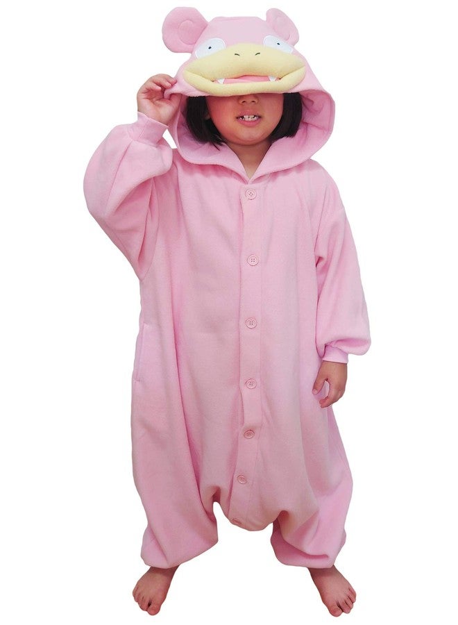 SAZAC Kigurumi - Pokemon - Slowpoke - Onesie Jumpsuit Halloween Costume -Kids Size (5-9 Year Old) - Image 1