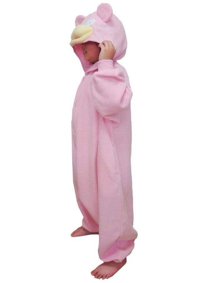 SAZAC Kigurumi - Pokemon - Slowpoke - Onesie Jumpsuit Halloween Costume -Kids Size (5-9 Year Old) - Image 3