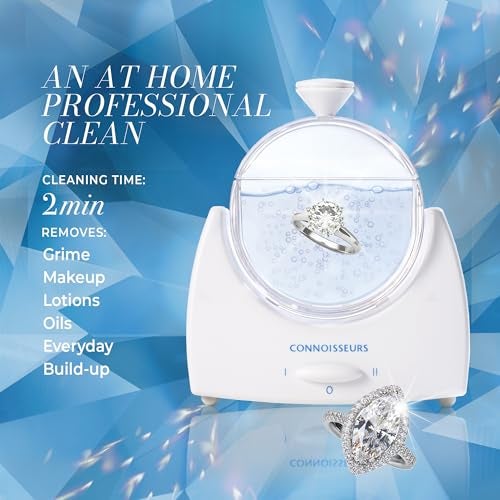 Connoisseurs LaSonic Diamond Dazzler - Includes Sonic Ring Cleaner, Dazzle Drops Advanced Jewelry Cleaner Concentrate, and Cleaning Cloth - Image 3