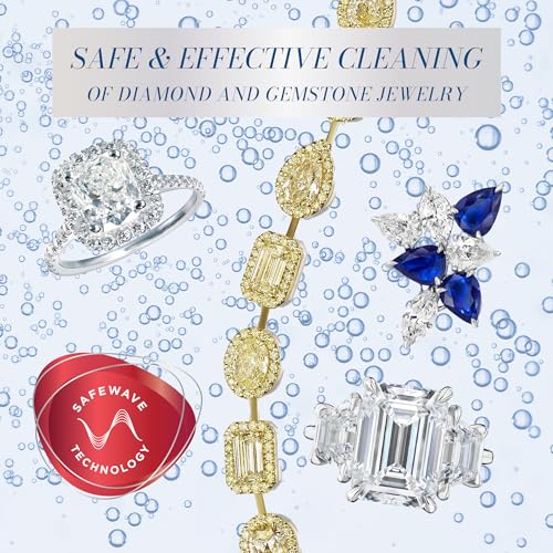 Connoisseurs LaSonic Diamond Dazzler - Includes Sonic Ring Cleaner, Dazzle Drops Advanced Jewelry Cleaner Concentrate, and Cleaning Cloth - Image 2