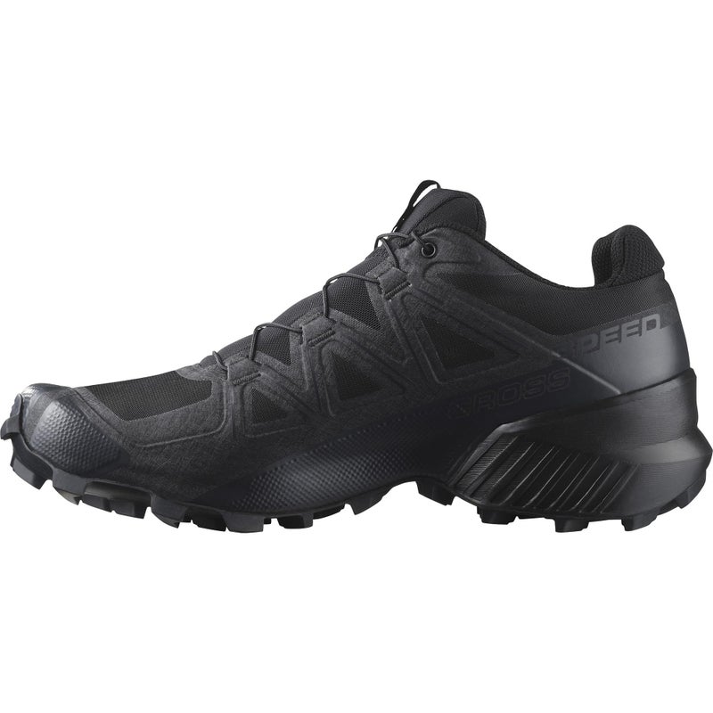 Salomon Mens Speedcross Trail Running Shoes BlackBlackQuiet Shade 8