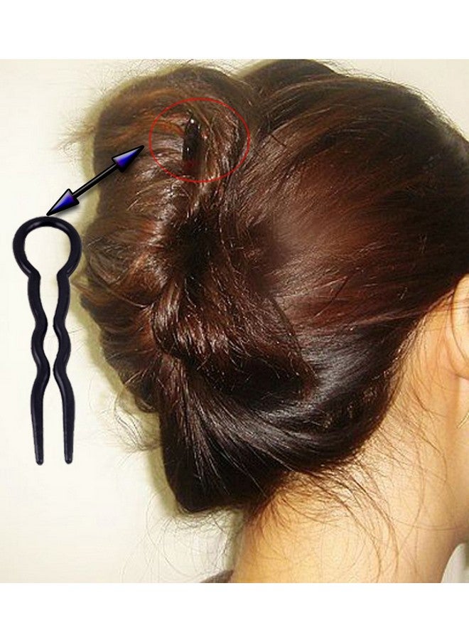 Yueton Pack Of 12 Office Lady Style Magic Simple Fast Spiral Hair Braid Twist Styling Tool Clip Pin - Image 4