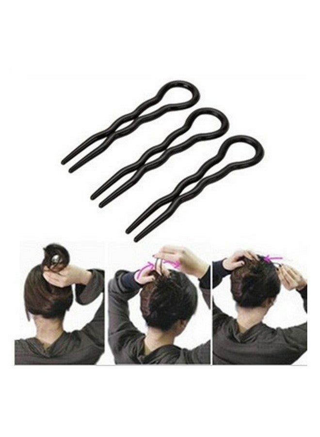 Yueton Pack Of 12 Office Lady Style Magic Simple Fast Spiral Hair Braid Twist Styling Tool Clip Pin - Image 2