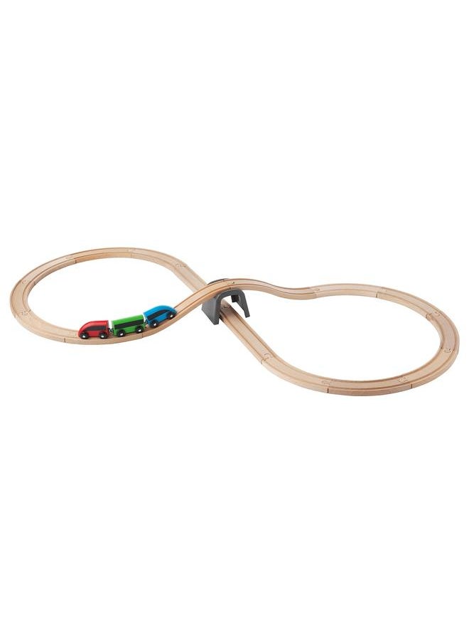 Zaboon 20-Piece Basic Train Set, Multicolour  - Image 1