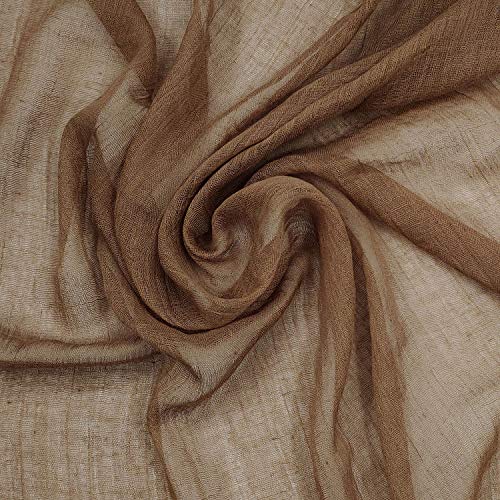 woogwin Women's Cotton Scarves Lady Light Soft Fashion Solid Scarf Wrap Shawl (One Size, Khaki) - Image 5
