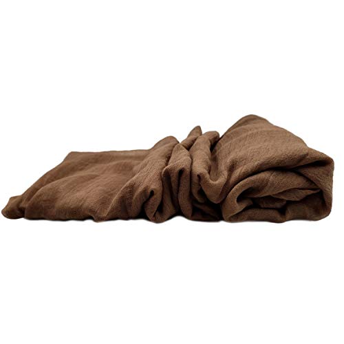 woogwin Women's Cotton Scarves Lady Light Soft Fashion Solid Scarf Wrap Shawl (One Size, Khaki) - Image 3