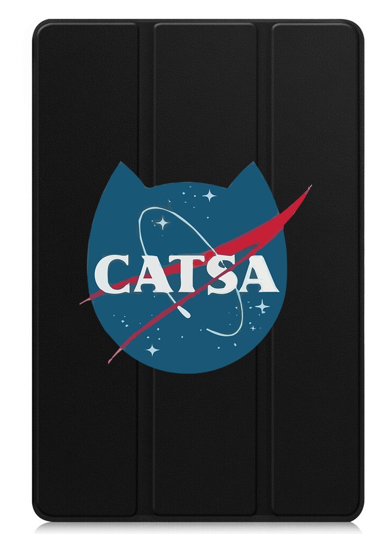 Theodor Protective Flip Case For Huawei MatePad SE 11 (2024) With Trifold Stand Auto Wake Sleep Shockproof Cover Catsa-01 - Image 1