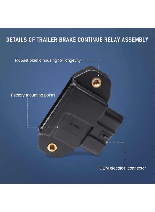 DICMIC Trailer Brake Continue Relay Assembly for 2007-2014 Cadillac Escalade 2008-2013 Chevrolet Avalanche 2008-2013 GMC Sierra 1500 Replace# 20904439 - Image 4